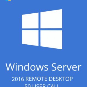 Windows Server 2016 Remote Desktop Services – 50 User CALs Certificate